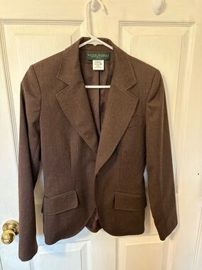Have Bernard Brown Men's Wool Blend Blazer